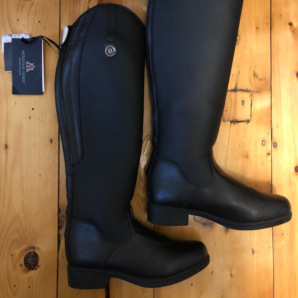 NWT Black waterproof Riding Boots